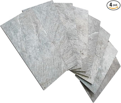 AULIGET 4 Pieces Mountain Rock Peel and Stick Backsplash Wall Tile, 4 Pieces by AULIGET