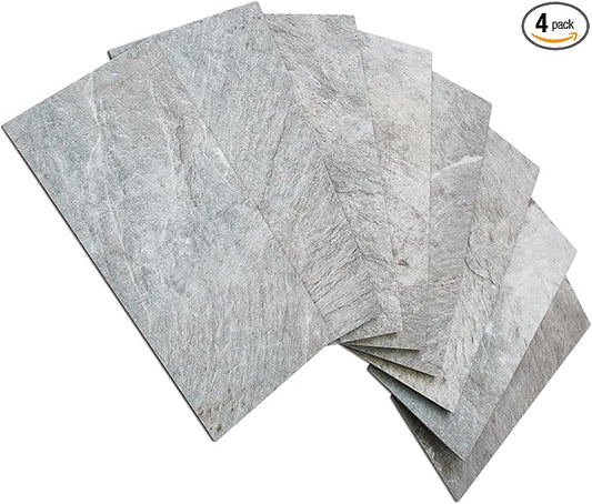 AULIGET 4 Pieces Mountain Rock Peel and Stick Backsplash Wall Tile, 4 Pieces by AULIGET