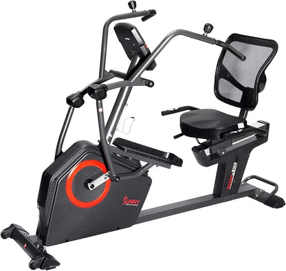 Sunny Health & Fitness Elite Recumbent Cross Trainer & Elliptical Machine - Image 8