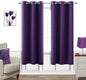 KOUFALL 63 Inch Length Curtains 2 Panels Set, Royal Dark Purple by KOUFALL
