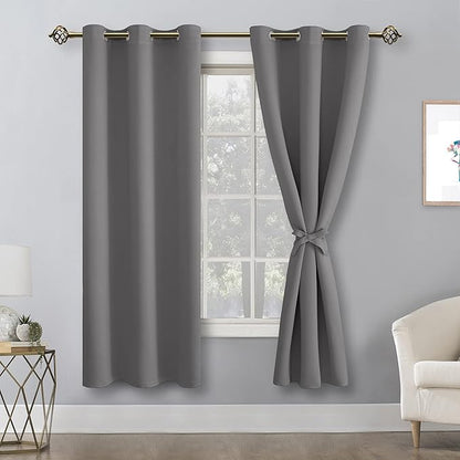 Hiasan Blackout Curtains for Bedroom and Living Room, Light Blocking, Noise - Image 2