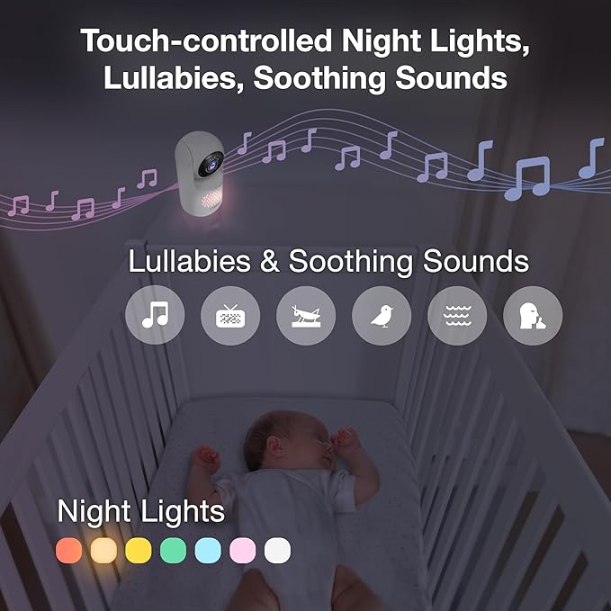 VTech 5.5" IPS Screen 720P Video Baby Monitor - Image 6