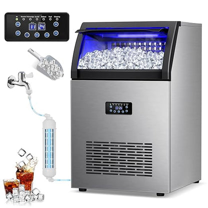 Commercial Ice Maker Machine, 150lbs/24H by RAPSUAR