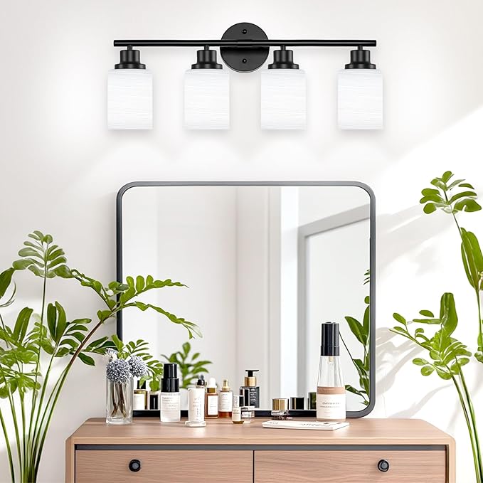 Guliaofo 4-Light Bathroom Light Fixtures, Modern Kitchen Light Fixtures Wall - Image 8