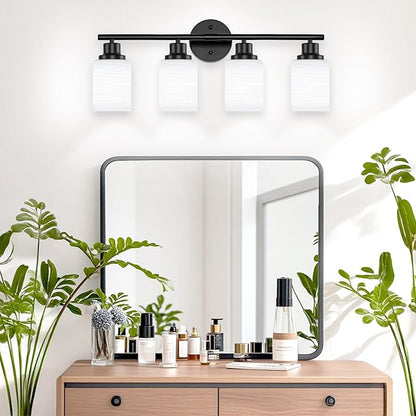 Guliaofo 4-Light Bathroom Light Fixtures, Modern Kitchen Light Fixtures Wall - Image 8