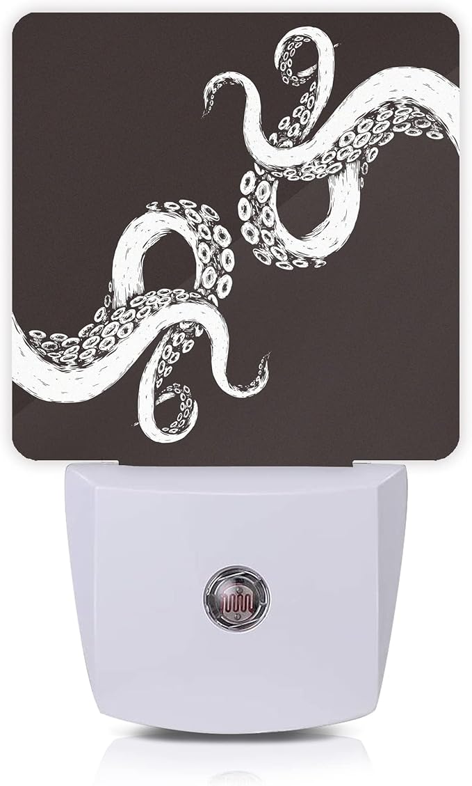 Smoaffly Octopus Night Light Plug-in LED Nightlights Auto Sensor Night Lamp by Smoaffly