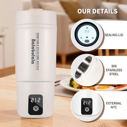 Travel Electric Kettle, Balabulala Portable Water Boiler - Image 3