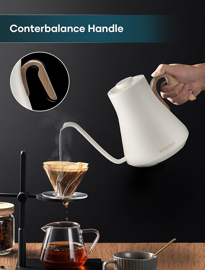 Electric Kettle, Gooseneck Electric Kettle, ±1℉ Precise Temperature Control - Image 2