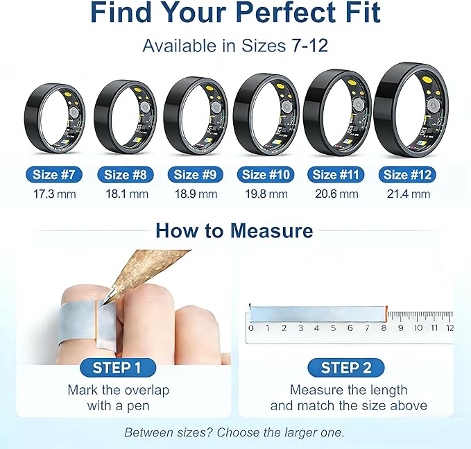 Smart Ring Health & Fitness Tracker - Image 2