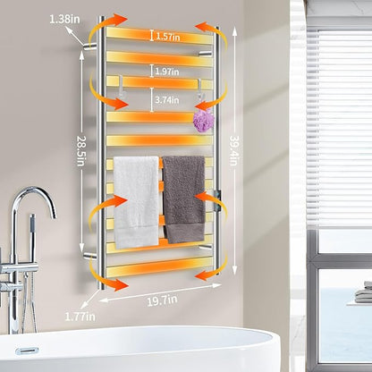 Heated Towel Rack for Bathroom, Towel Warmer - Image 5