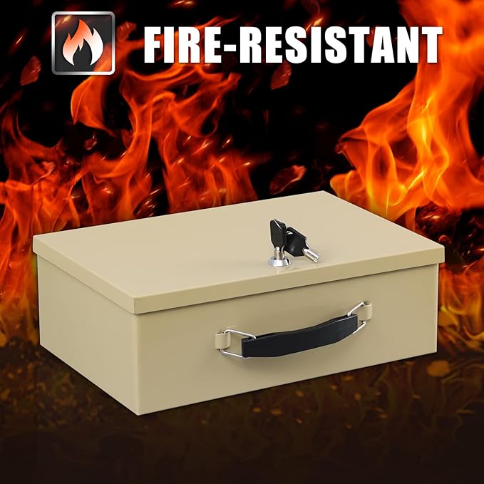 xydled Fire Resistant Safe Fire Safe Box - Image 2