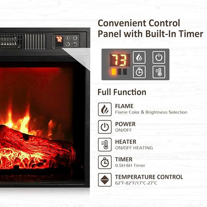 Naice 80" Electric Fireplace - Image 7