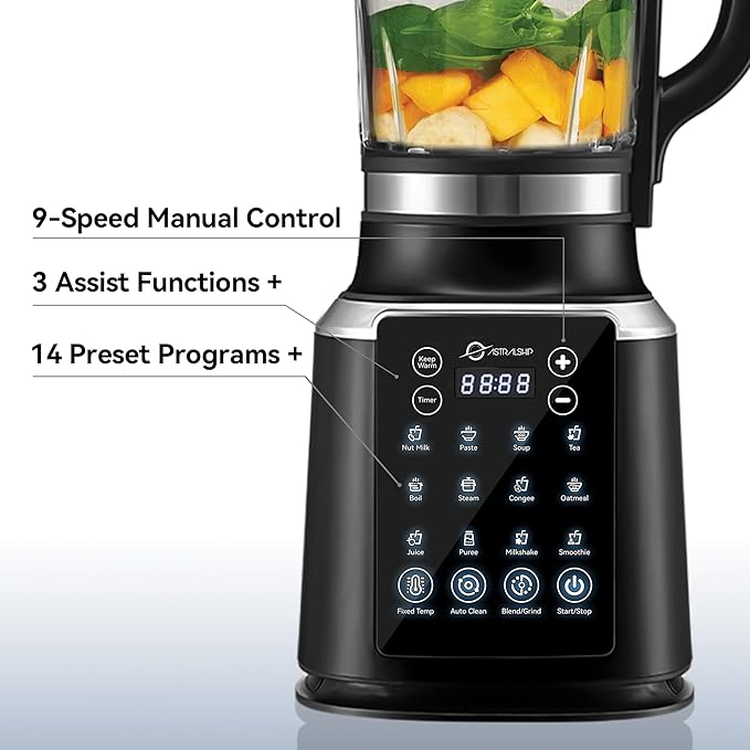 Blenders for Kitchen with Tamper 1500W Adjustable 26000-60000RPM High Speed - Image 6