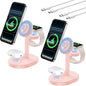2 Pack Hevanto 2026 3 in 1 Wireless Charging Station by Hevanto