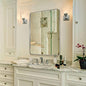 ANDY STAR Chrome Mirror for Bathroom, 30x36 Metal Frame Wall Mirror by ANDYSTAR