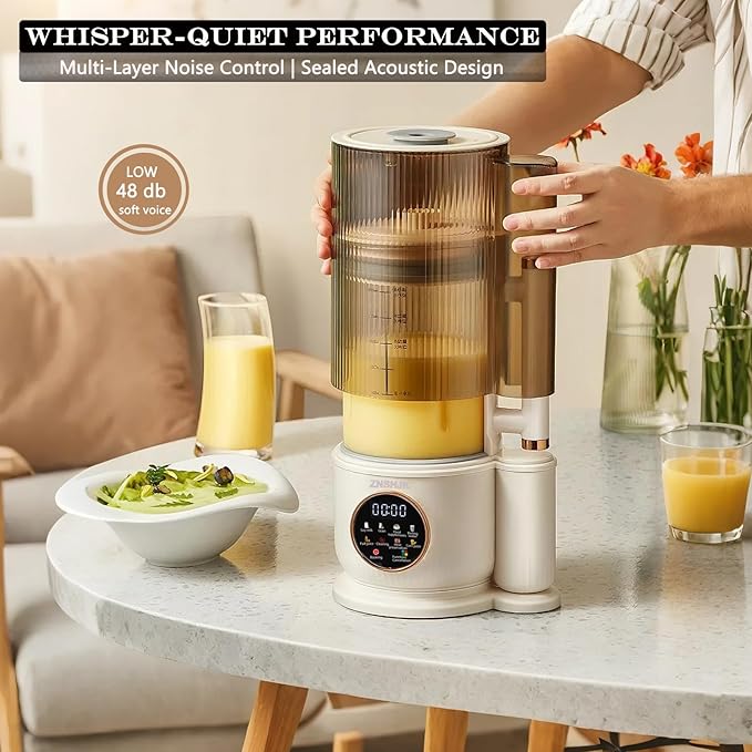 50oz Nut Milk Maker & Grinders, 10-in-1 Soy, Oat & Rice Milk Maker - Image 8