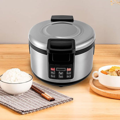 20qt/19L Commercial Rice Warmer, 110W Electric Adjustable Temperature Soup - Image 7