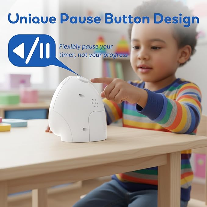 BellMan Visual Timer with Pause Button, 60 Minute Countdown Rainbow Timer - Image 4