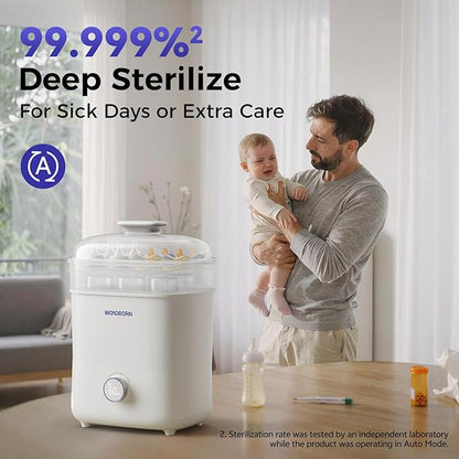 Bottle Sterilizer and Dryer, 99.999% Deep Sterilization, 6-min Rapid - Image 3