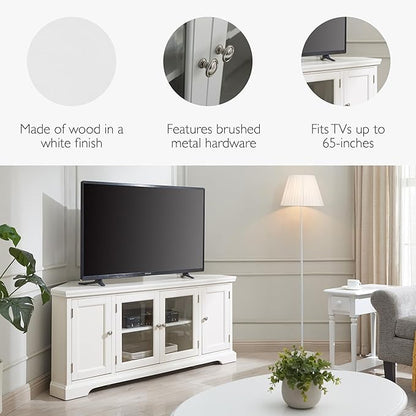 Leick Home Mateo Corner TV Stand, - Image 4