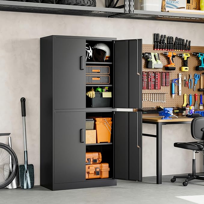 Yizosh Metal Storage Locking Cabinet - Image 9