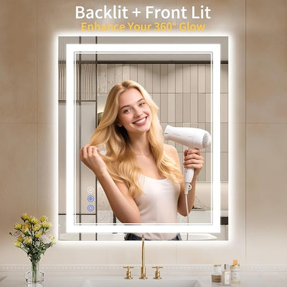 30"x36" LED Bathroom Mirror - Image 2
