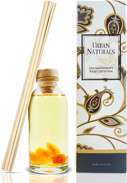 Urban Naturals Sensual Amber Blossoms Reed Diffuser Set | Made - Image 2