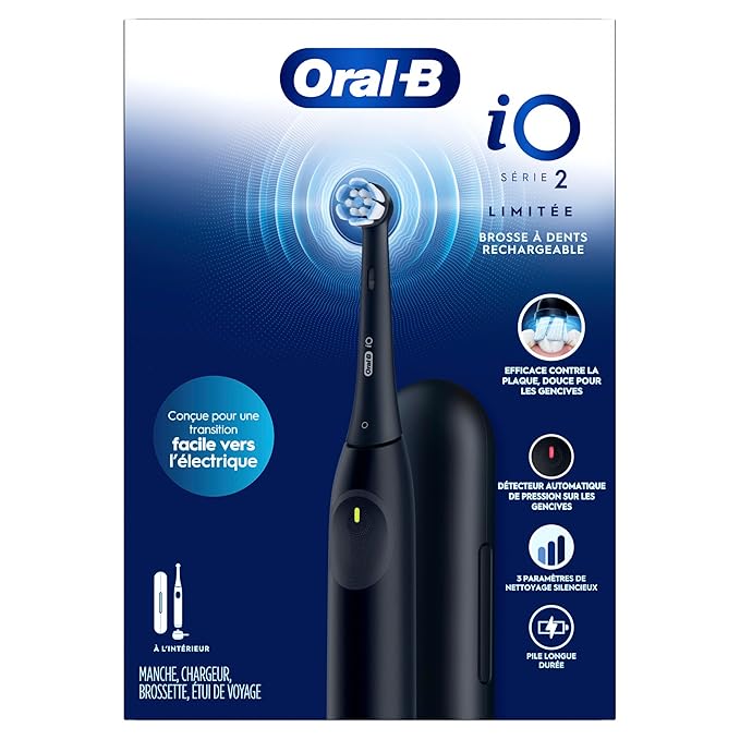 Oral-B iO Simple Clean Rechargeable Electric Powered Toothbrush, Night Black - Image 11