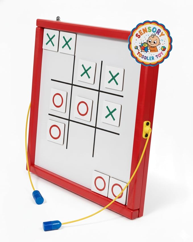 Magnetic Toddler Activity Wall Panel Toy – Interactive Wall Busy Board – by PlayscapesLLC