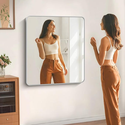 40" x 36"Bathroom Mirror, Decorative Rectangular Vanity Mirror - Image 3