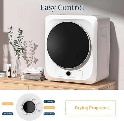 Zynkez Portable Clothes Dryer, 110V Electric Compact Laundry Dryer - Image 2