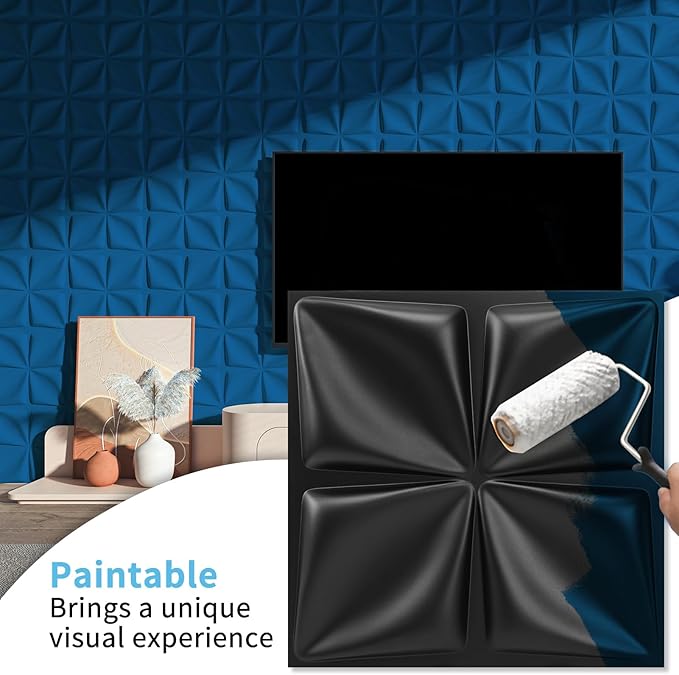 Art3d 100 Pack Decorative 3D Wall Panels, 97 Sq.Feet PVC Interior Wall Décor - Image 3
