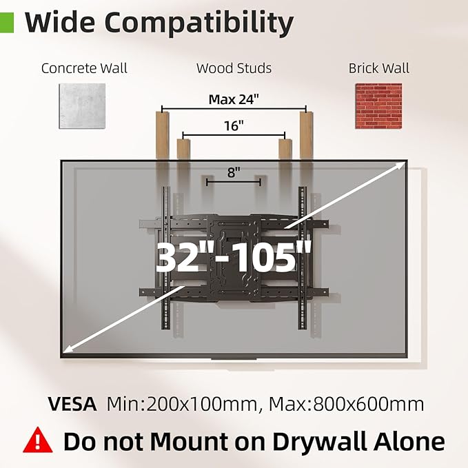 USX MOUNT Heavy Duty TV Wall Mount - Image 3