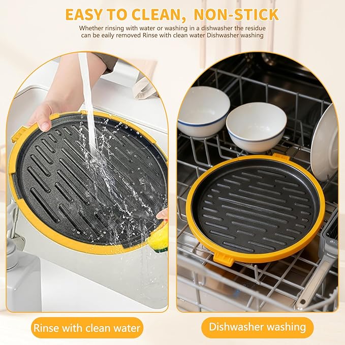 9.5" Microwave Grill Pan & Crisper Tray - Image 8