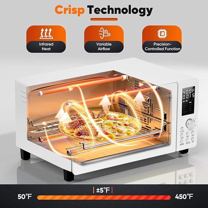 Nuwave Bravo Pro Convection Air Fryer Toaster Oven Combo, 2025 New and Improved - Image 4