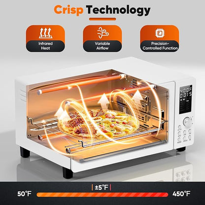 Nuwave Bravo Pro Convection Air Fryer Toaster Oven Combo, 2025 New and Improved - Image 4