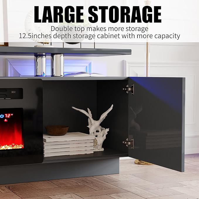 AMERLIFE Fireplace TV Stand - Image 6