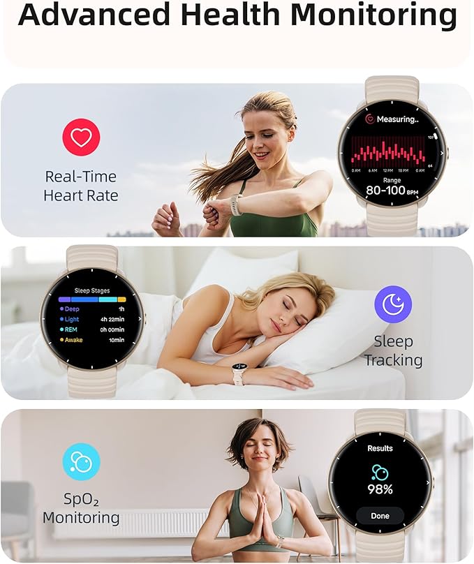 Parsonver Smart Watch for Swimming, 5ATM Waterproof Watch for Pool & Open Water - Image 7