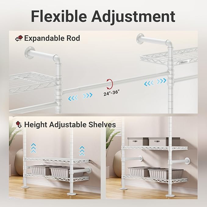 Timate F3 Garment Rack Heavy Duty Clothes Rack - Image 6