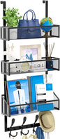 Kaiferty Over The Door Hooks Organizer, Coat Rack Over The Door Storage Hanger by Kaiferty