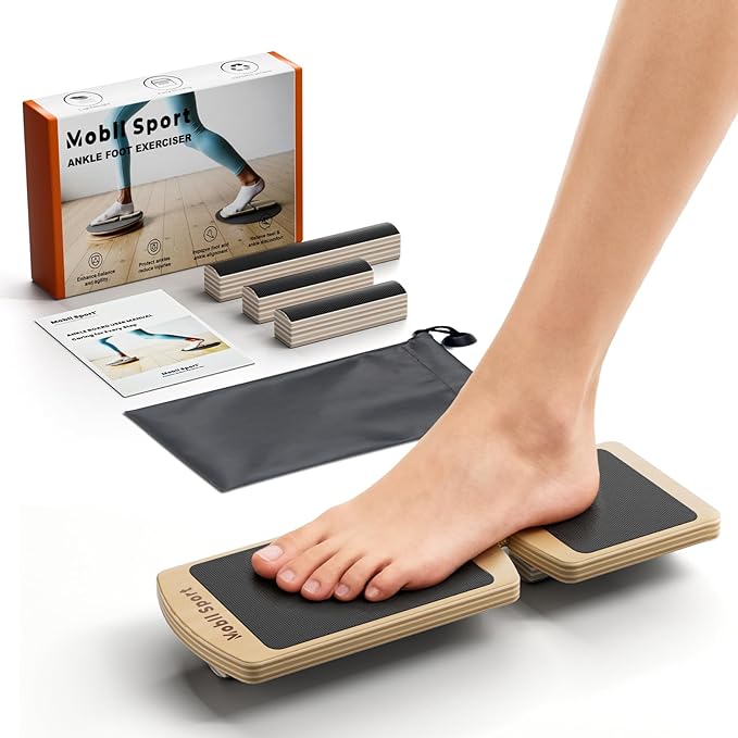 Ankle Balance Board Foot Strengthener Trainer, Single Leg Balance Board & Ankle by mobllsport