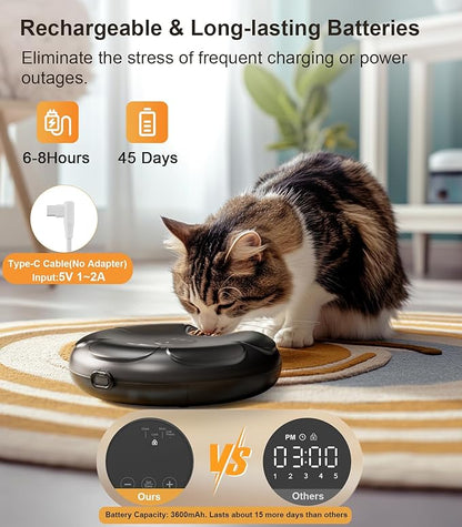 Casfuy Automatic Cat Feeder Cordless - Image 6