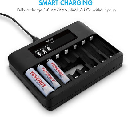 Tenergy TN480U 8-Bay LCD Display Fast Charger - Image 2
