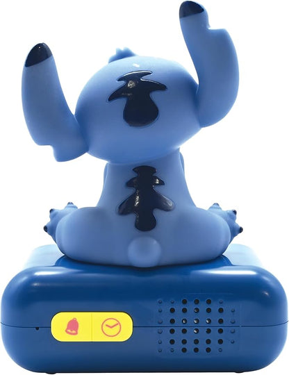 LEXiBOOK, Disney Stitch, Stitch Nightlight Alarm Clock, Sounds and Melodies - Image 2