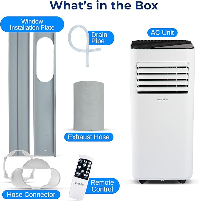 SereneLife 10000 BTU Portable Air Conditioner - Image 7
