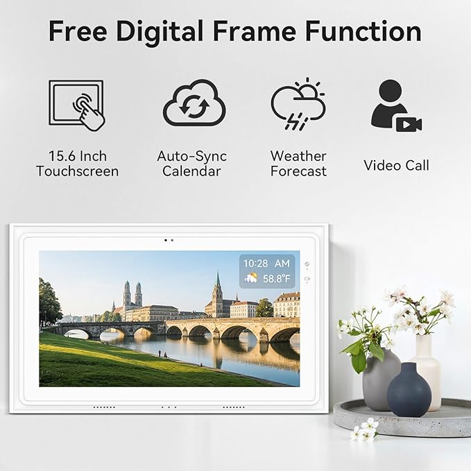 Missfly 12.3 Inch AI Calendar, Electronic Calendar Planner Wall Touch Screen - Image 7