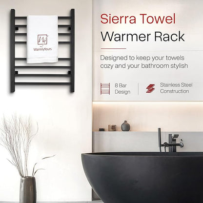 WarmlyYours Heated Towel Rack for Bathroom - Image 2
