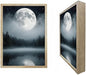 URVIP LED Glowing Photo Frame, 3D Starry-Sky Moon Lake Misty Forest Wall Art by URVIP