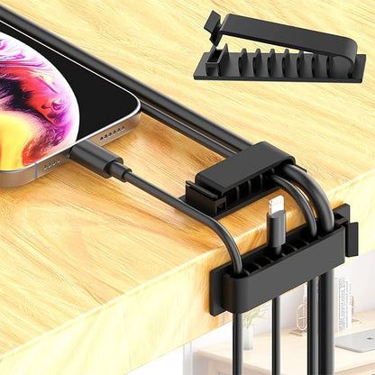 N NOROCME 192 PCS Cable Management Kit 4 Wire Organizer Sleeve, 11 Cable Holder - Image 3