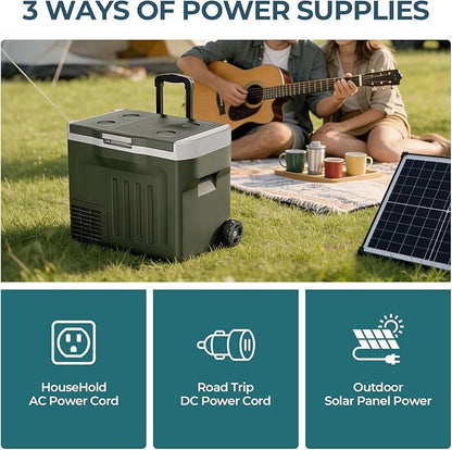 12V Portable Refrigerator, 42 Quart Dual-Voltage 12V/24V DC Car Cooler - Image 7